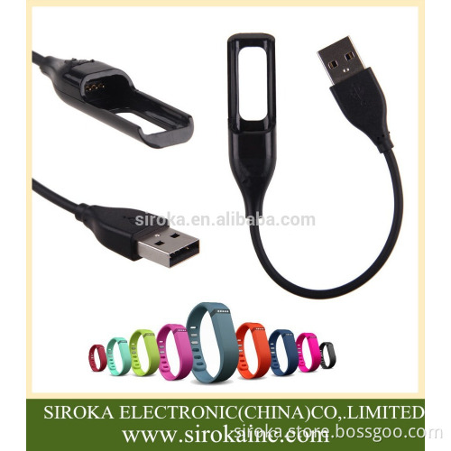 Promotional gift Black USB cable for smart watch replacement USB cable for Fitbit Flex Band Wireless Activity Bracelet Charge
